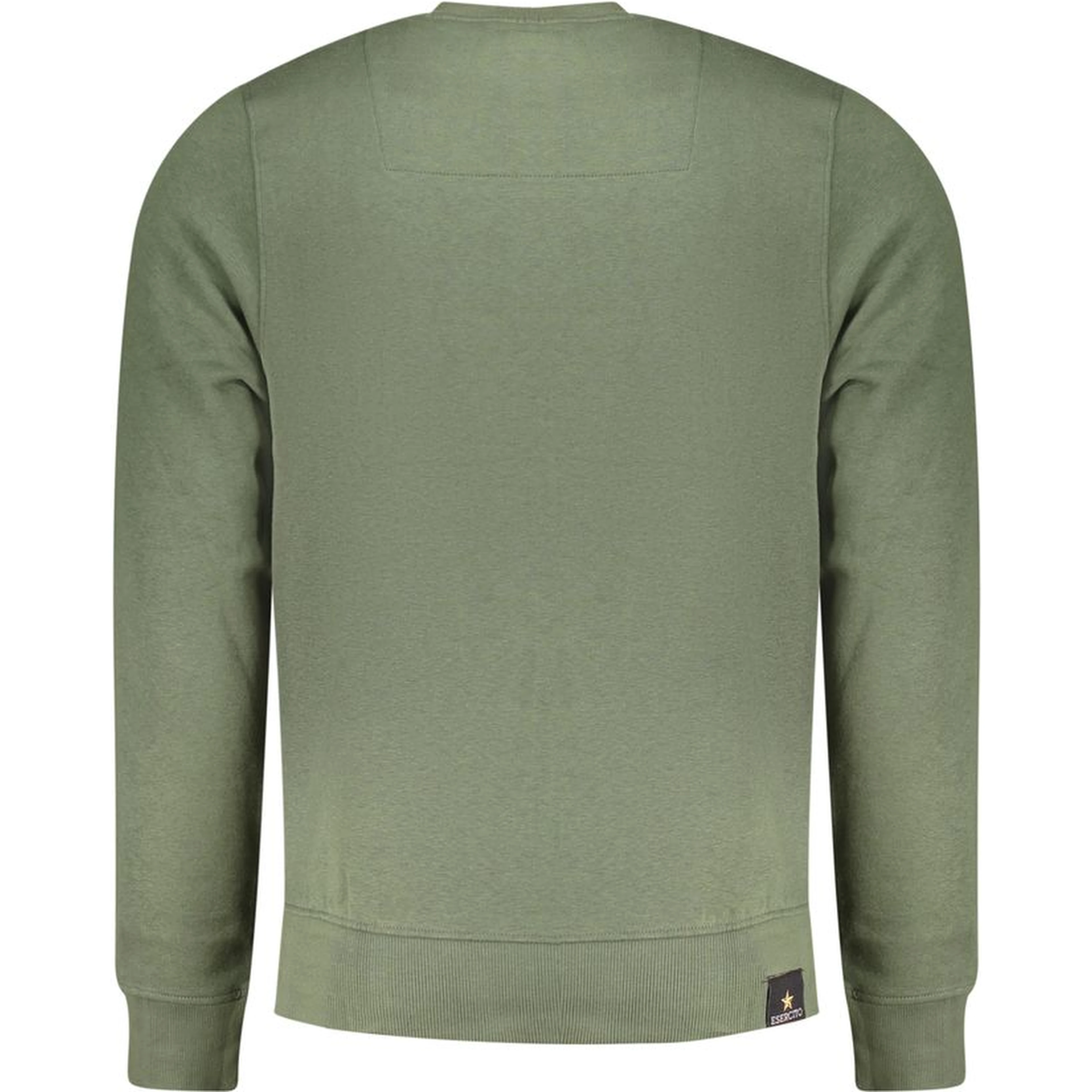 Green Cotton Men Sweater