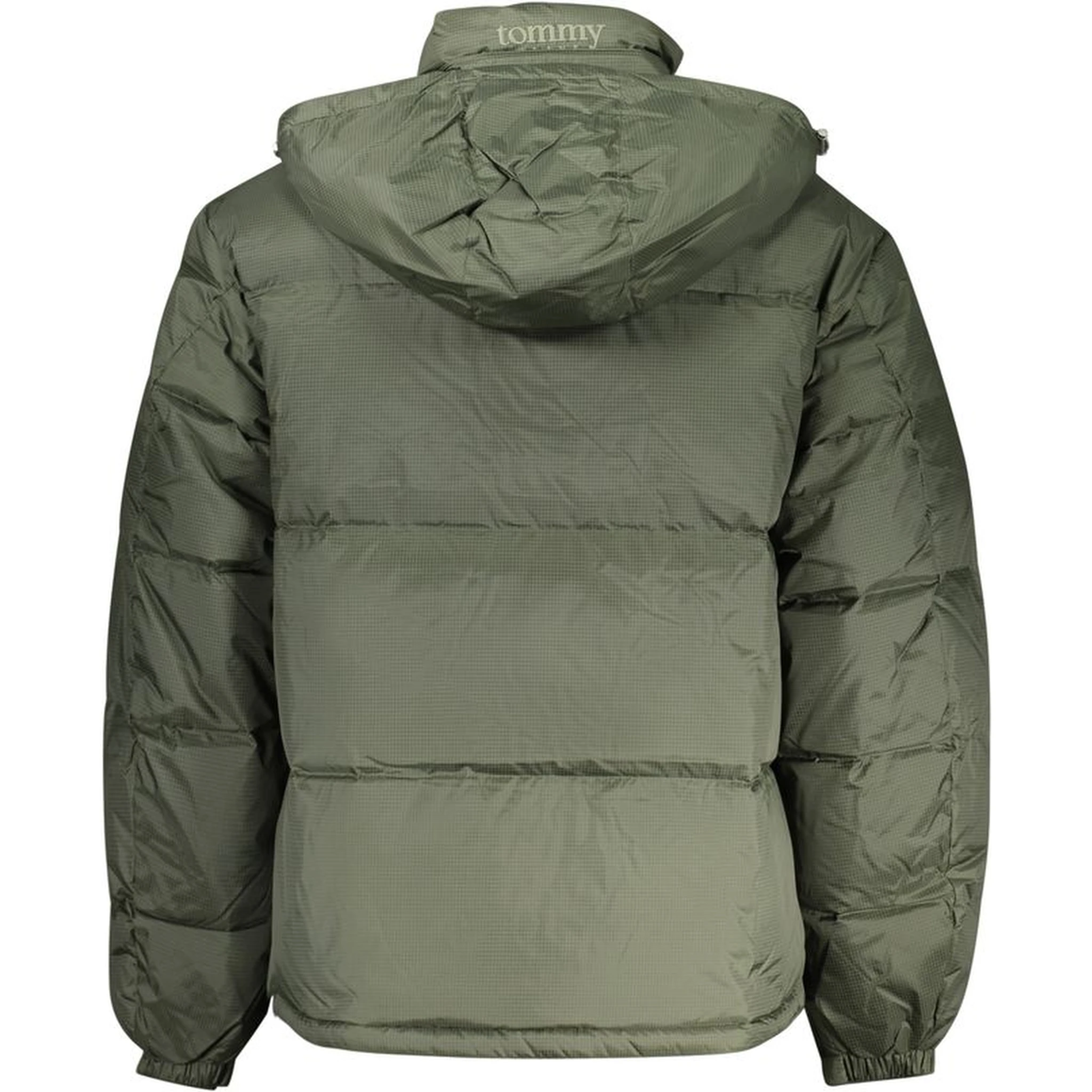 Green Polyester Men Jacket
