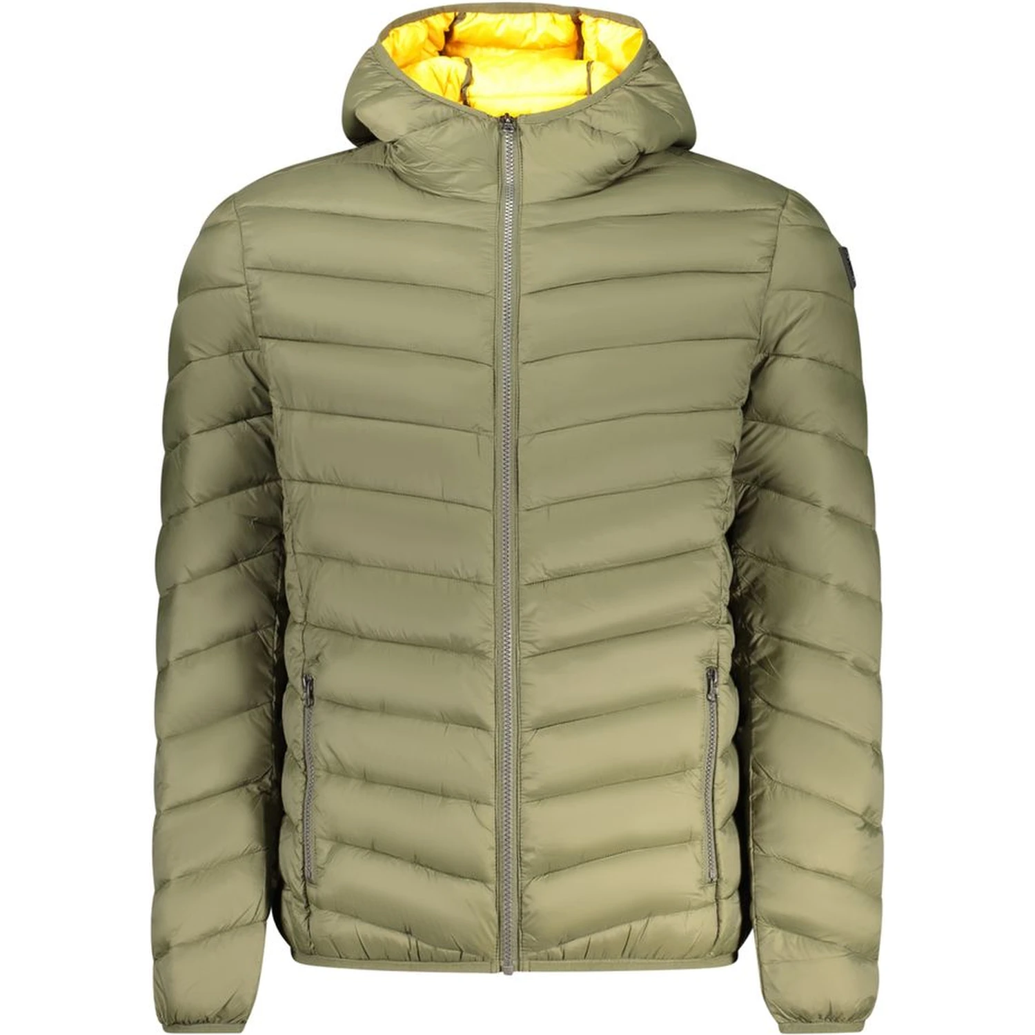 Green Polyamide Men Jacket