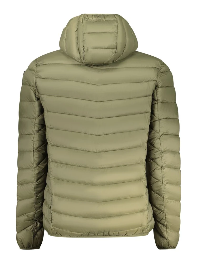 Green Polyamide Men Jacket