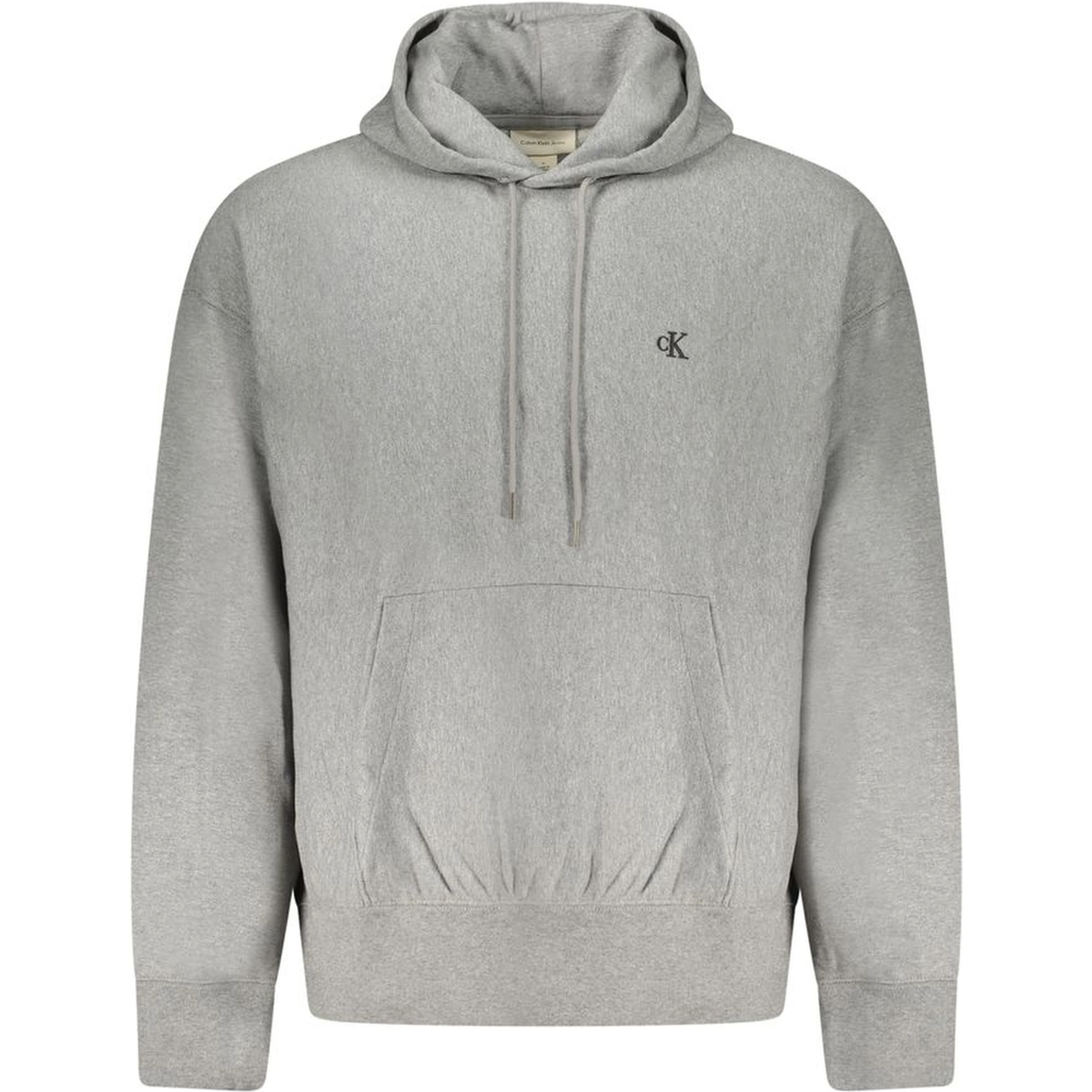 Gray Cotton Men Sweater