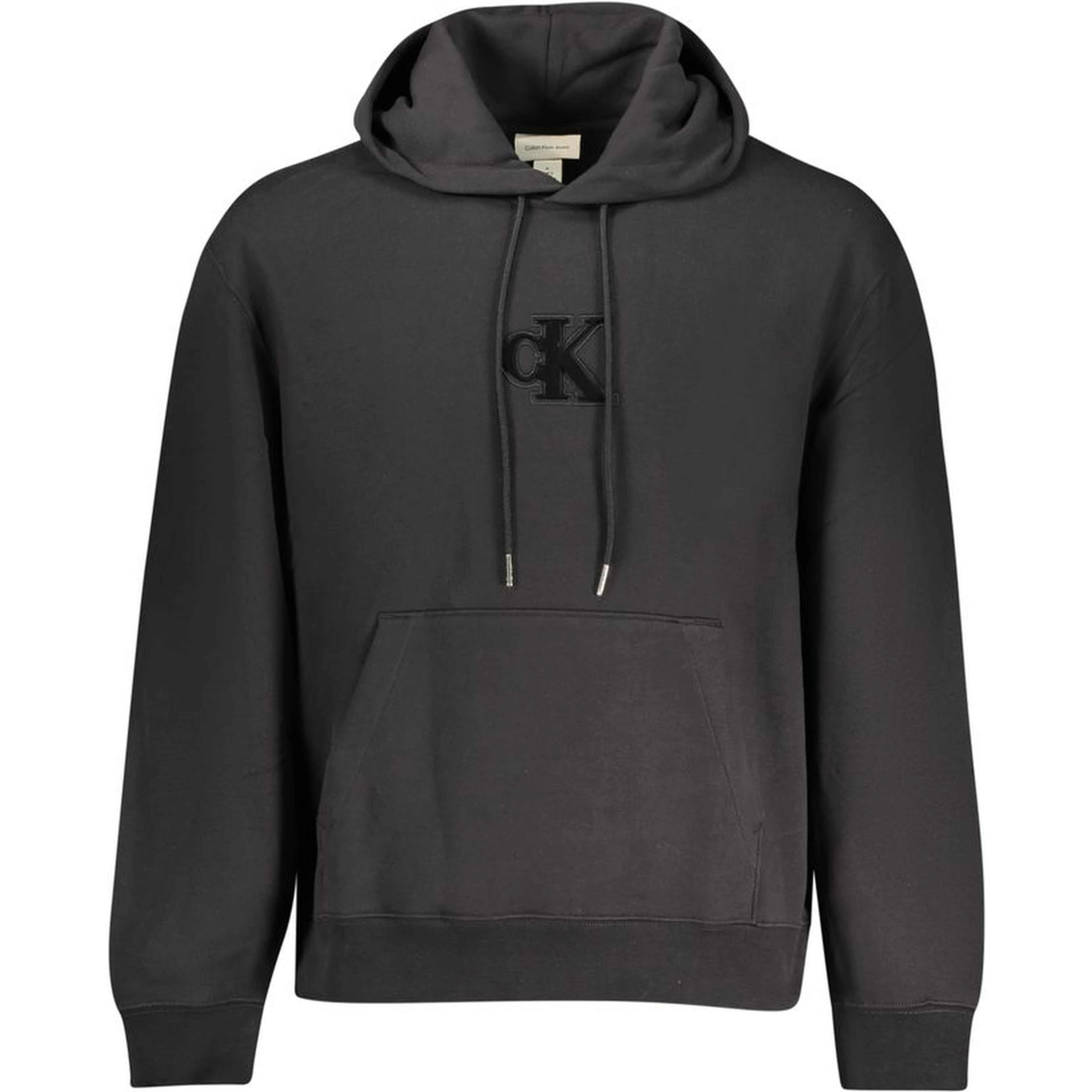Black Cotton Men Sweater