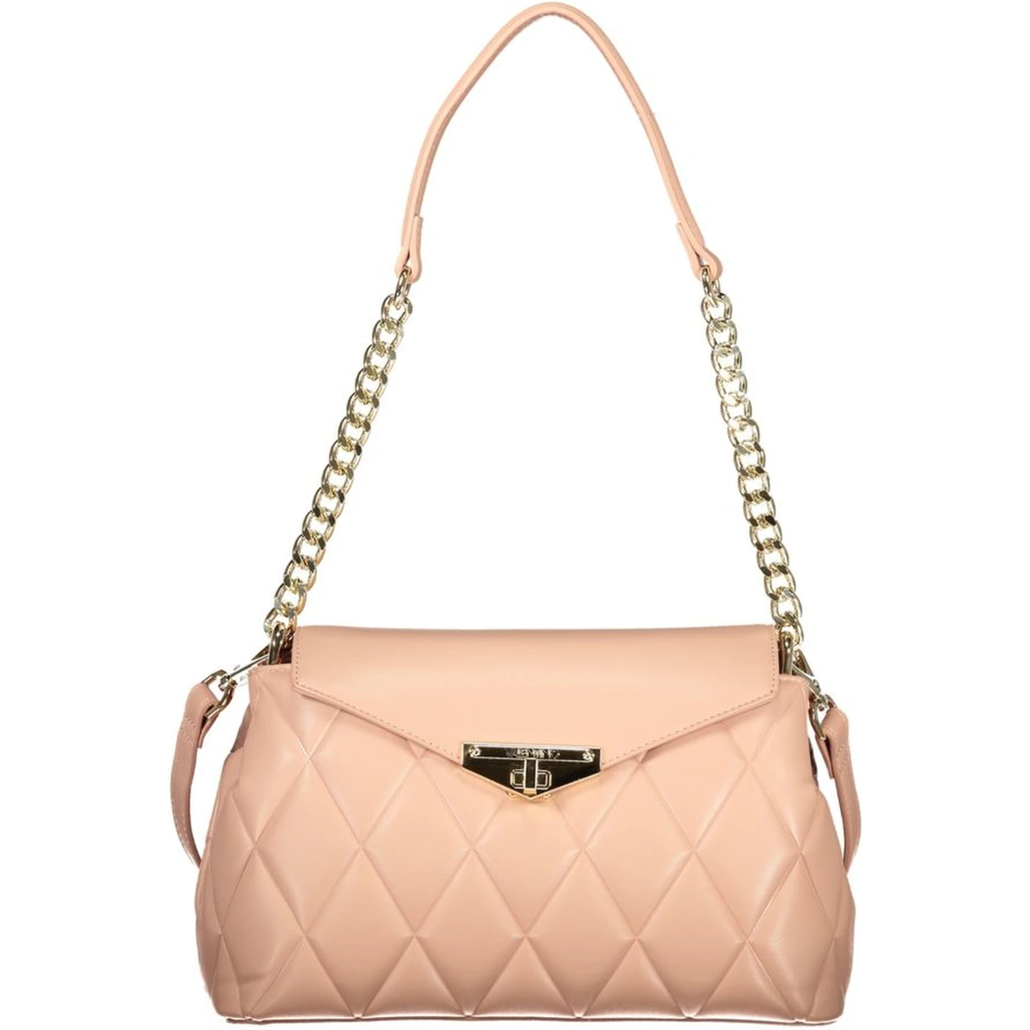 Pink Polyethylene Women Handbag