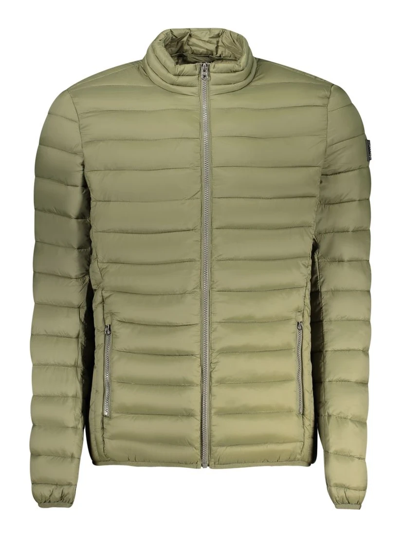 Green Polyamide Men Jacket