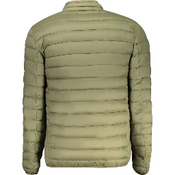 Green Polyamide Men Jacket