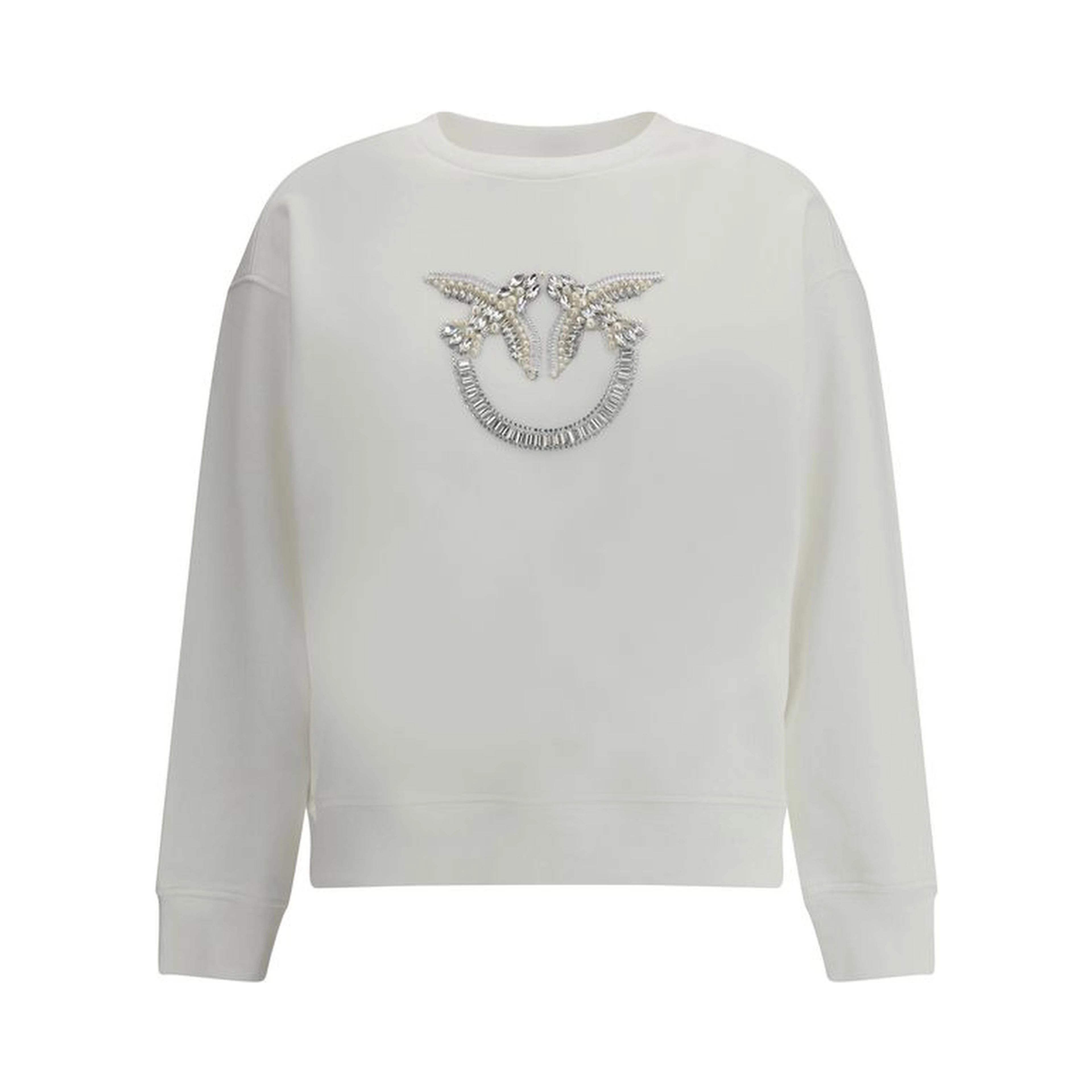 White Cotton Sweatshirt