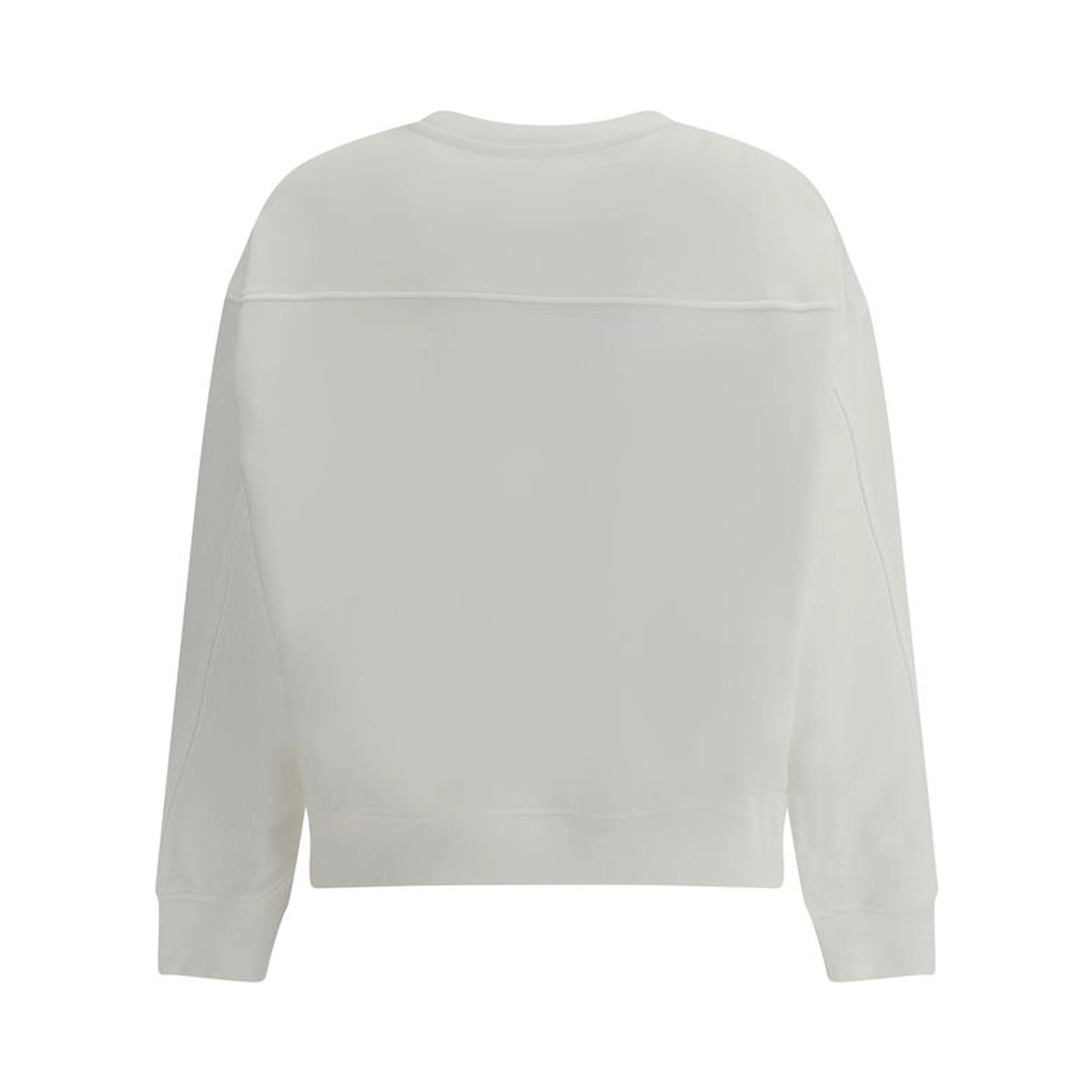White Cotton Sweatshirt