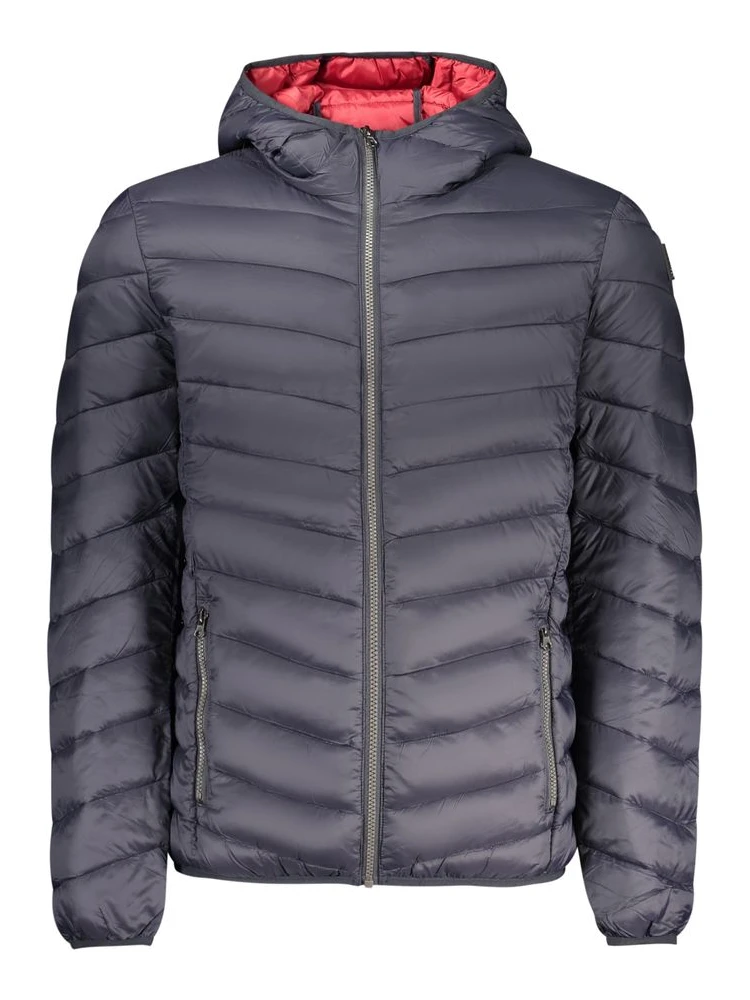 Blue Polyamide Men's Jacket