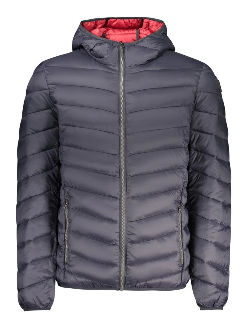 Blue Polyamide Men's Jacket