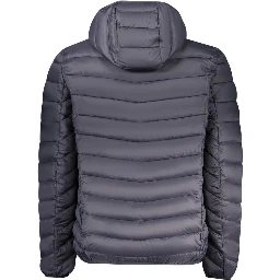 Blue Polyamide Men's Jacket