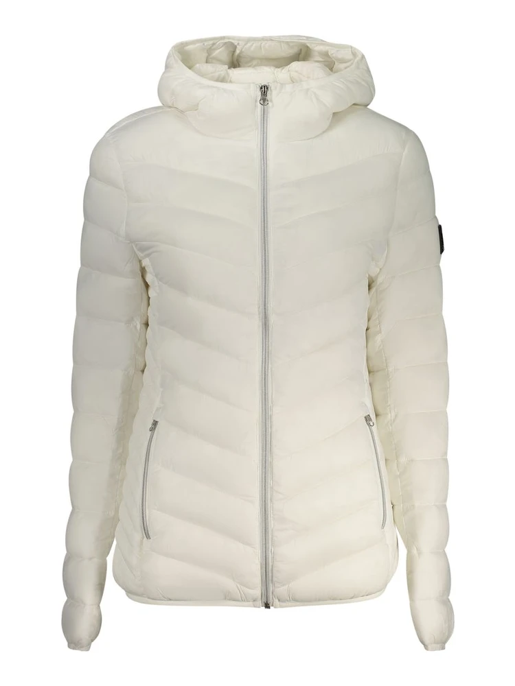 White Polyamide Women Jacket