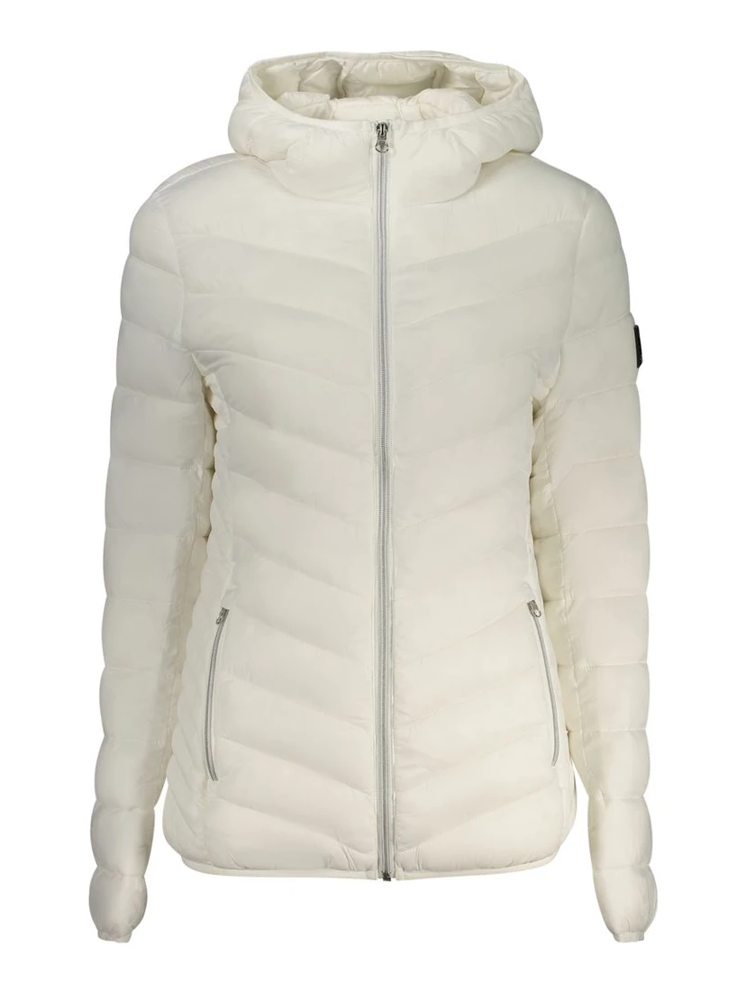 White Polyamide Women Jacket