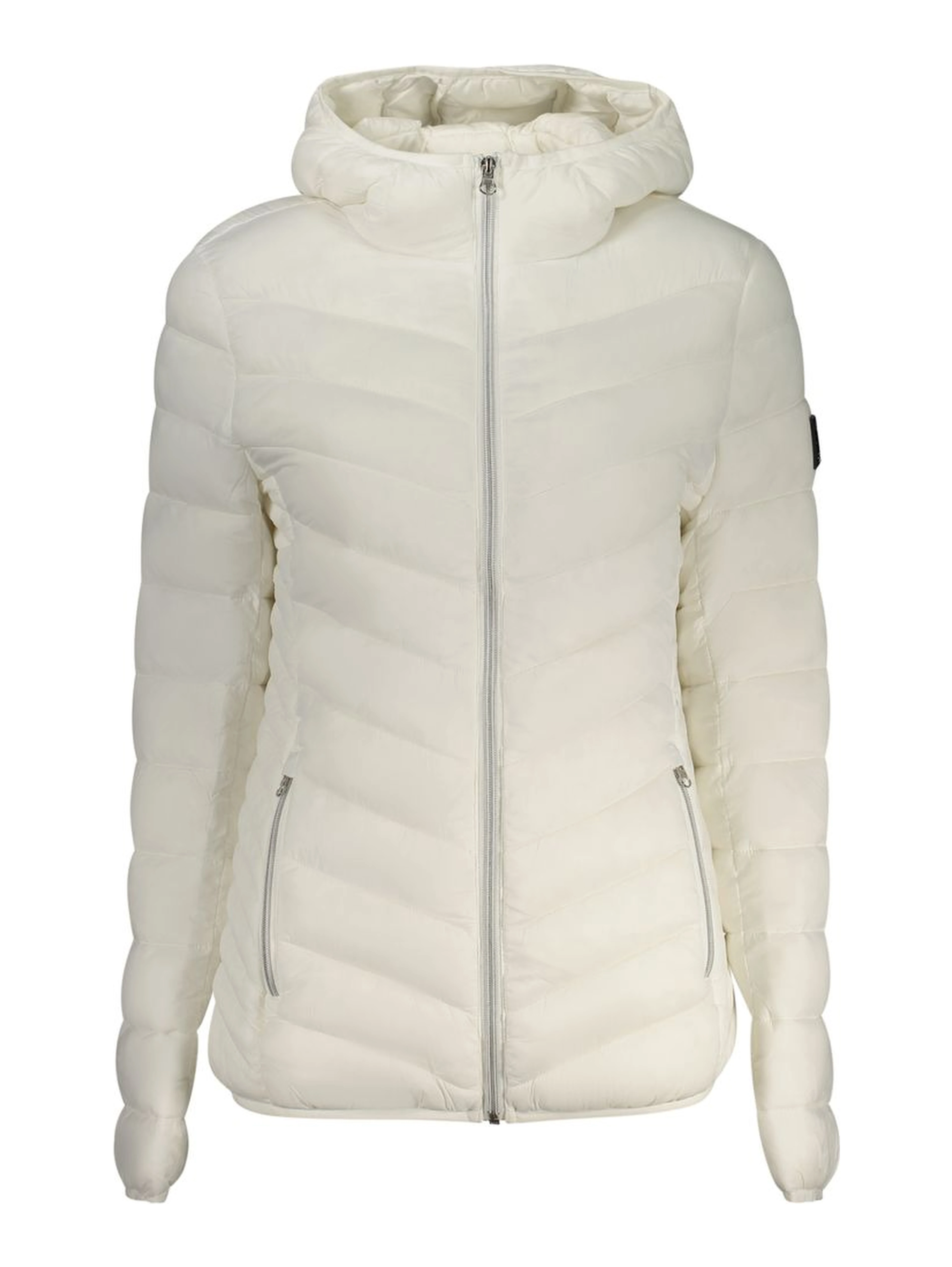 White Polyamide Women Jacket