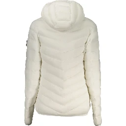 White Polyamide Women Jacket