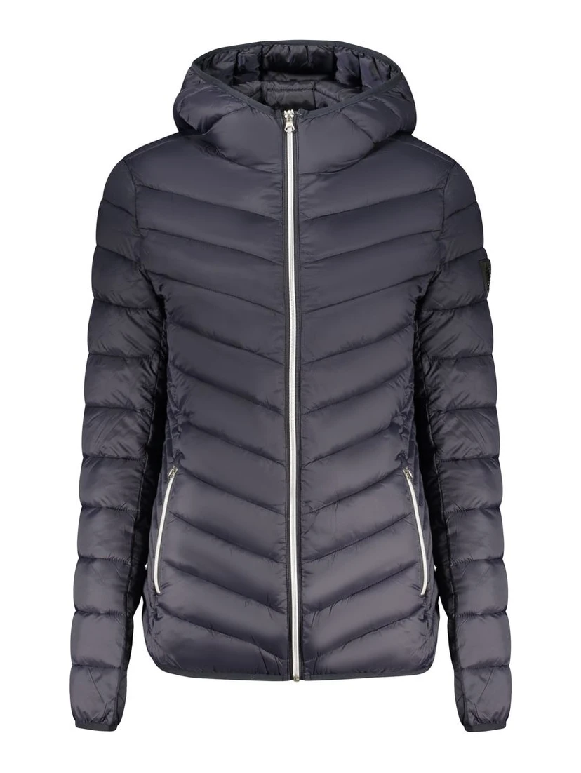 Blue Polyamide Women Jacket