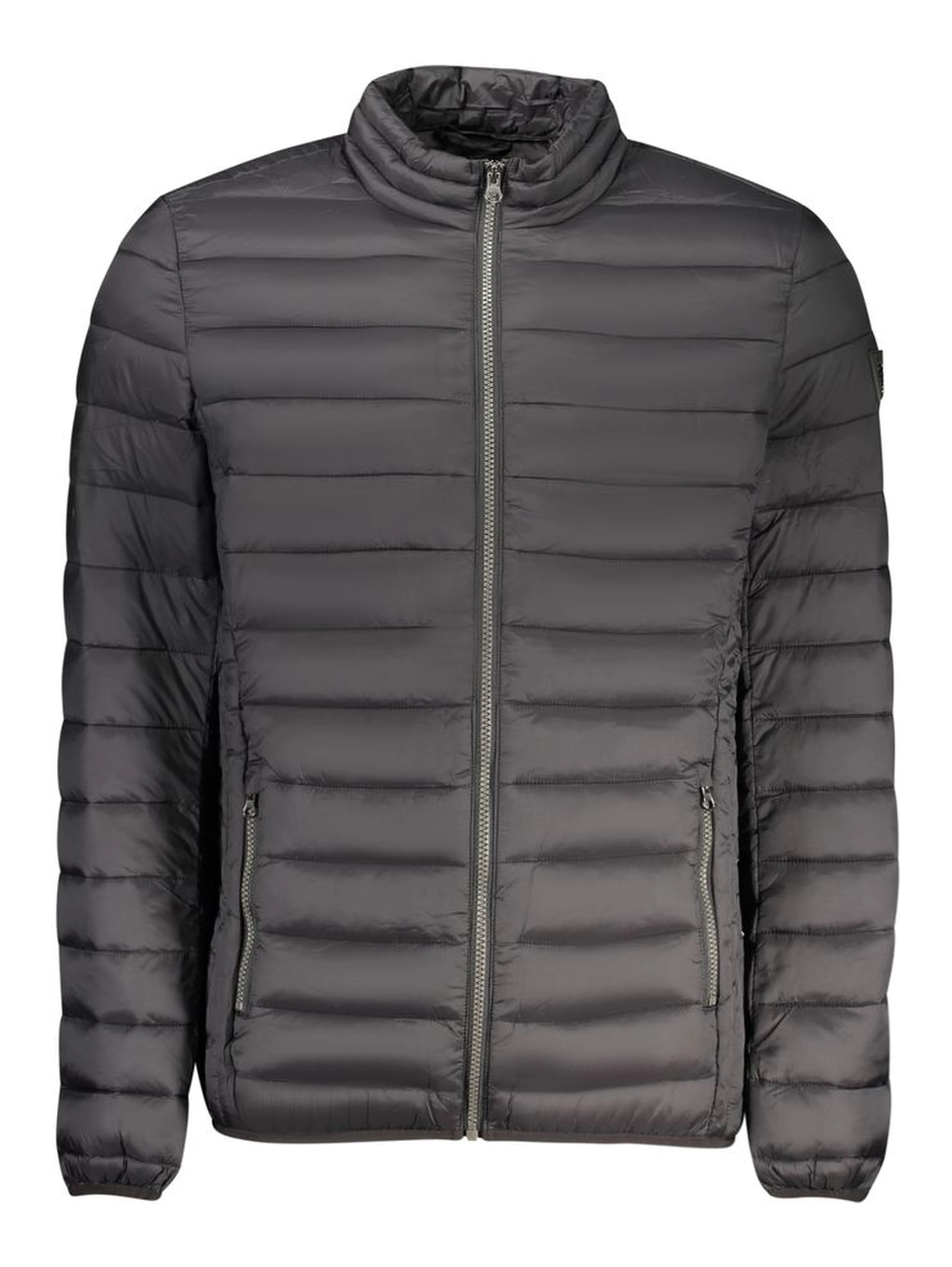 Black Polyamide Men Jacket