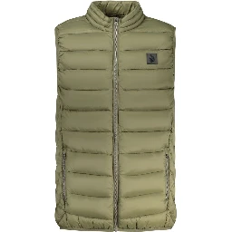 Green Polyamide Men Jacket