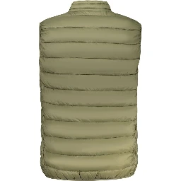 Green Polyamide Men Jacket