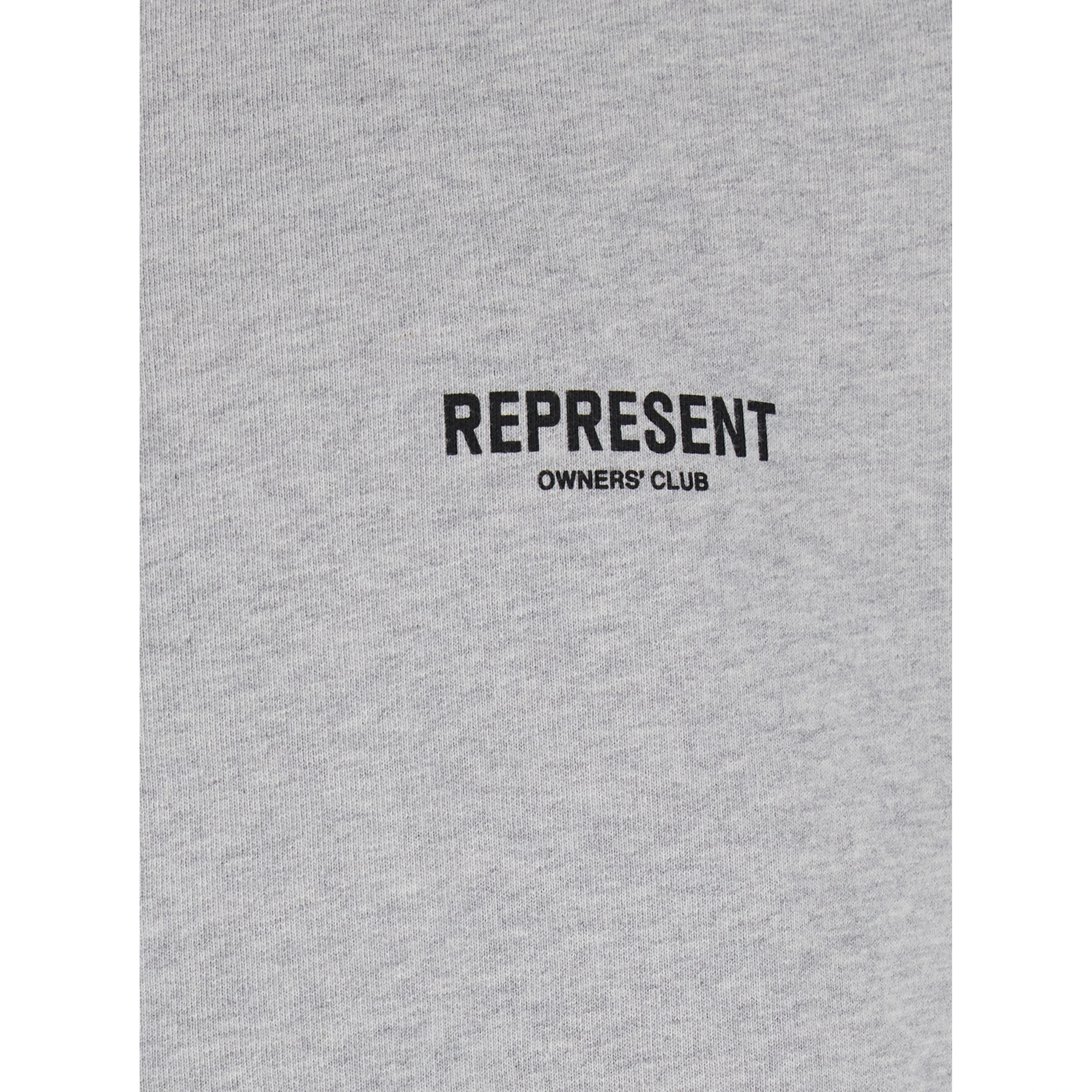 Grey Zip-Up Sweatshirt with Logo on the Front and Back in Cotton Man