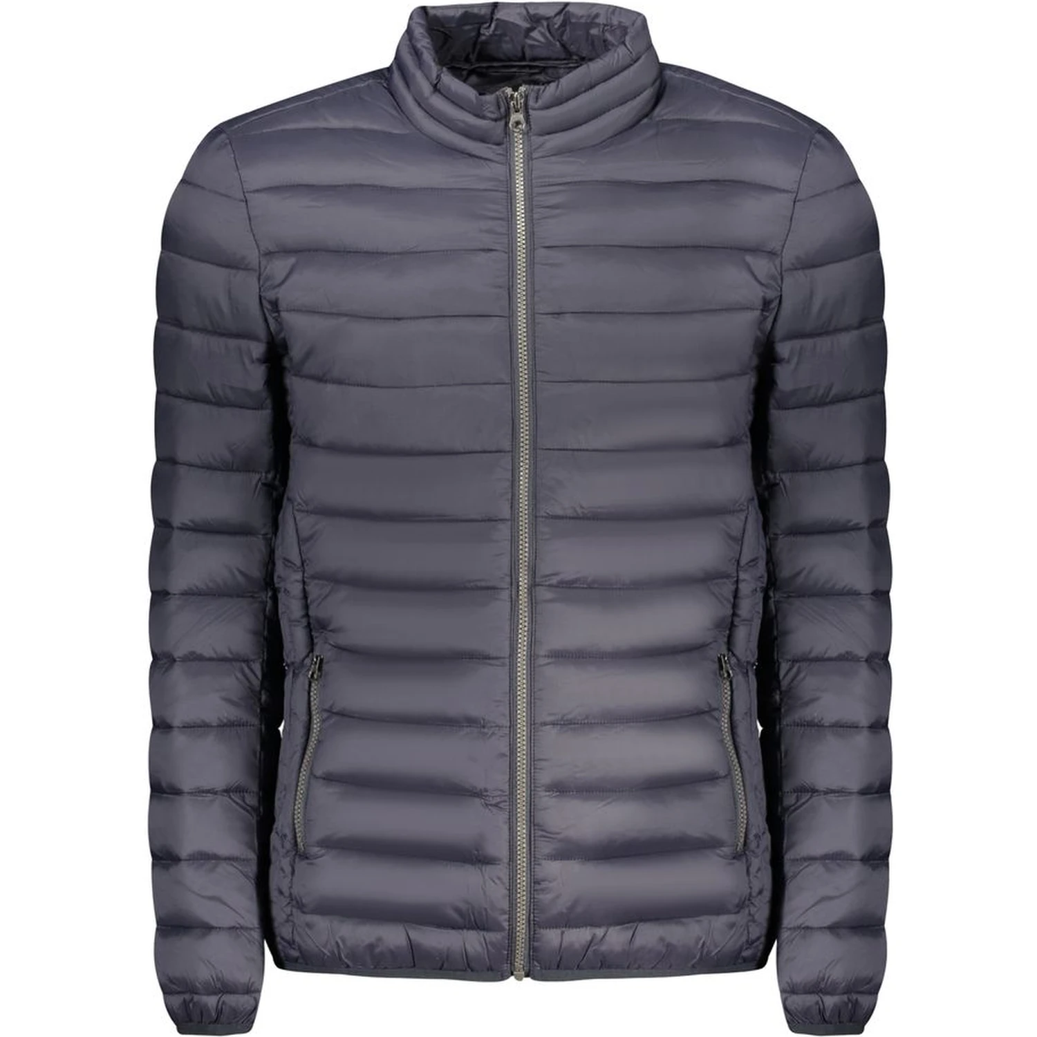 Blue Polyamide Men Jacket