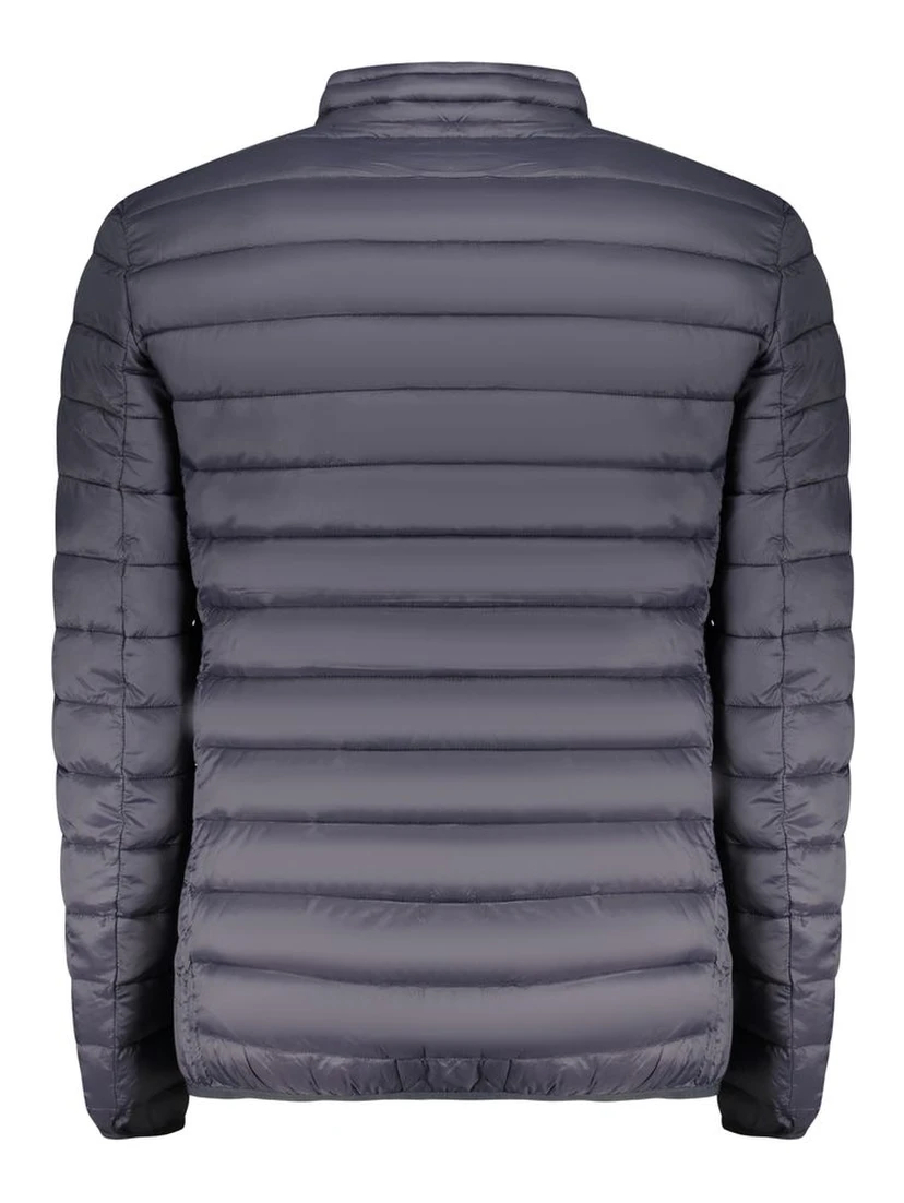 Blue Polyamide Men Jacket
