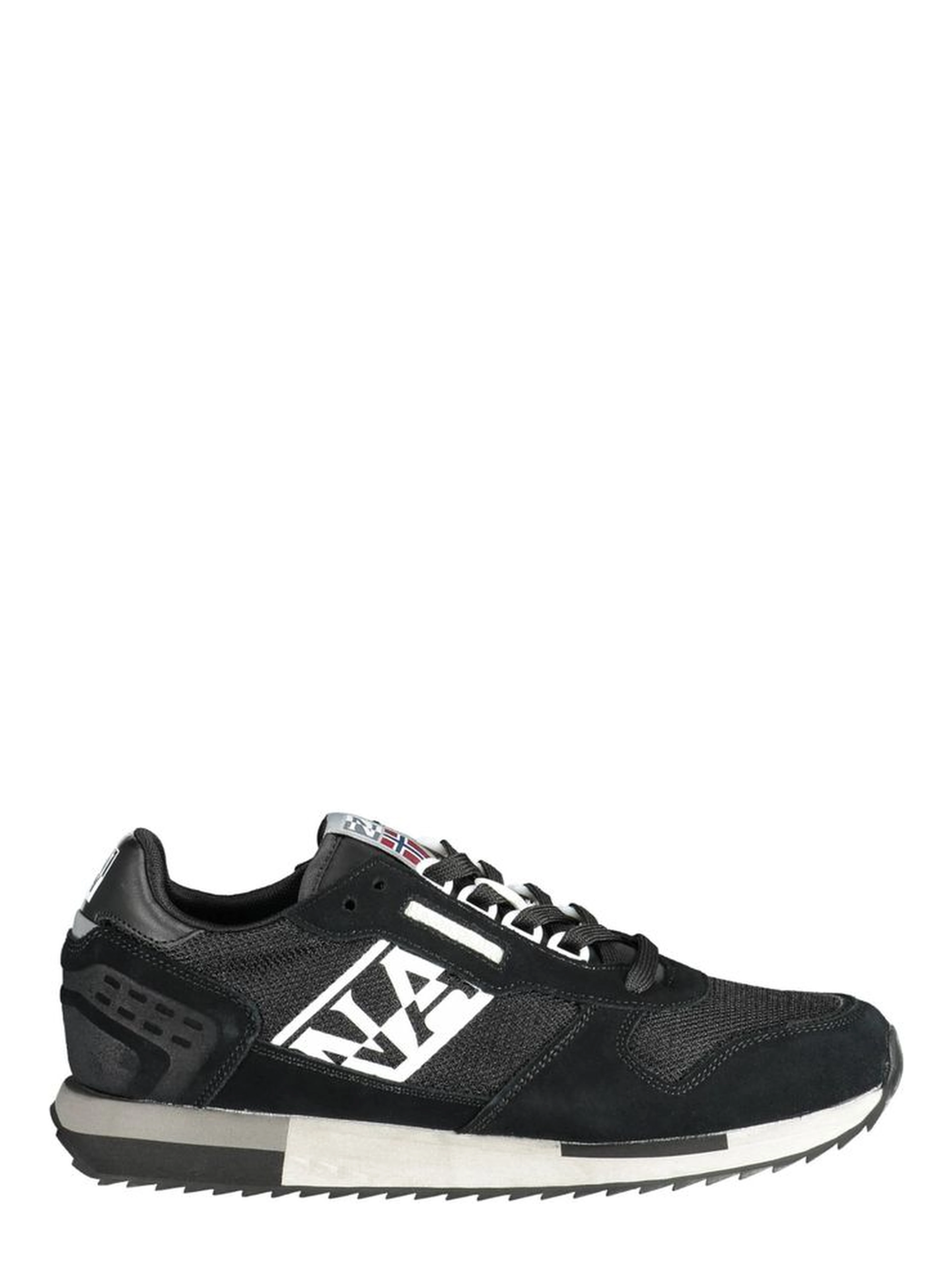 Black Leather Men Sneaker