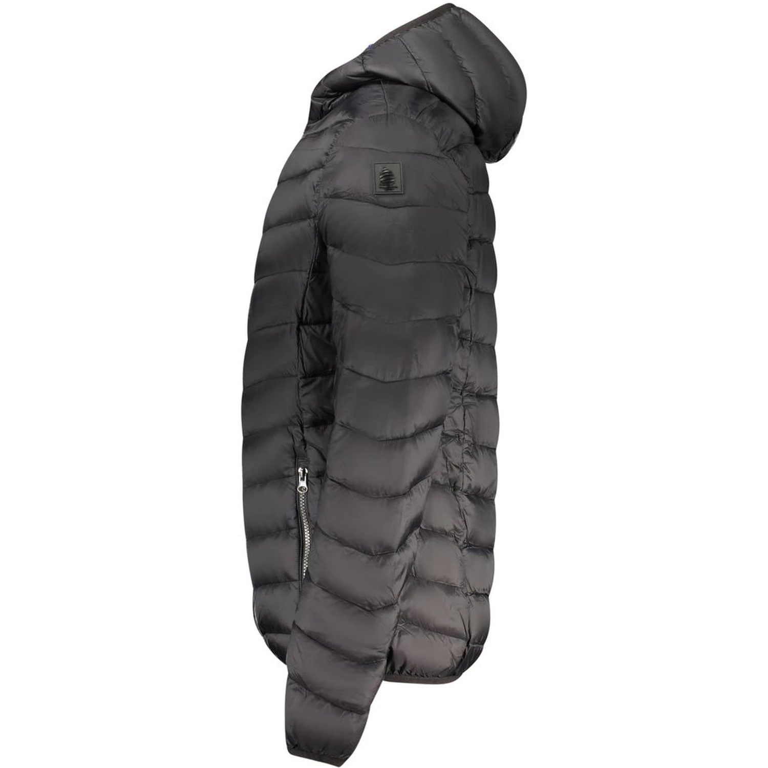 Black Polyamide Men Jacket