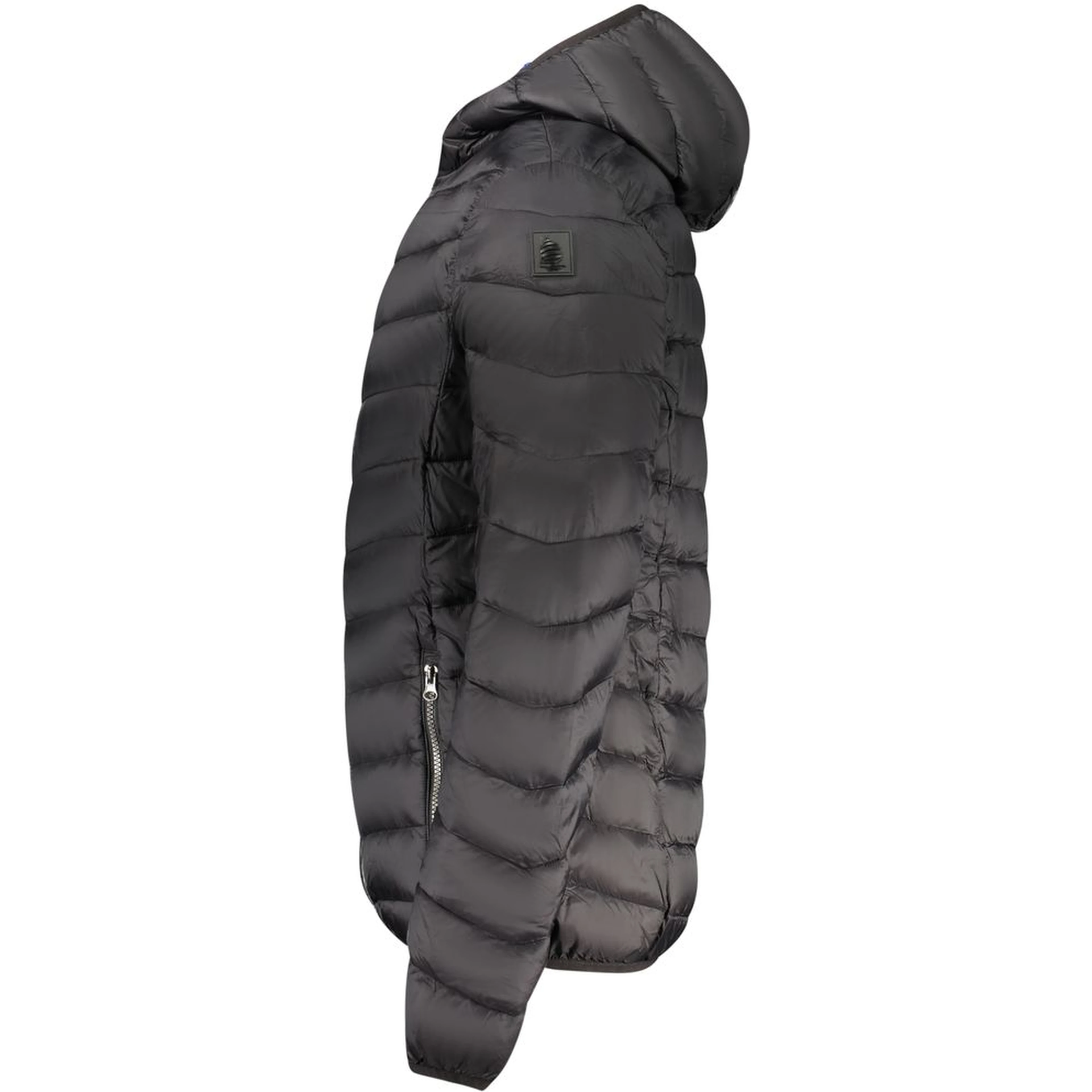 Black Polyamide Men Jacket