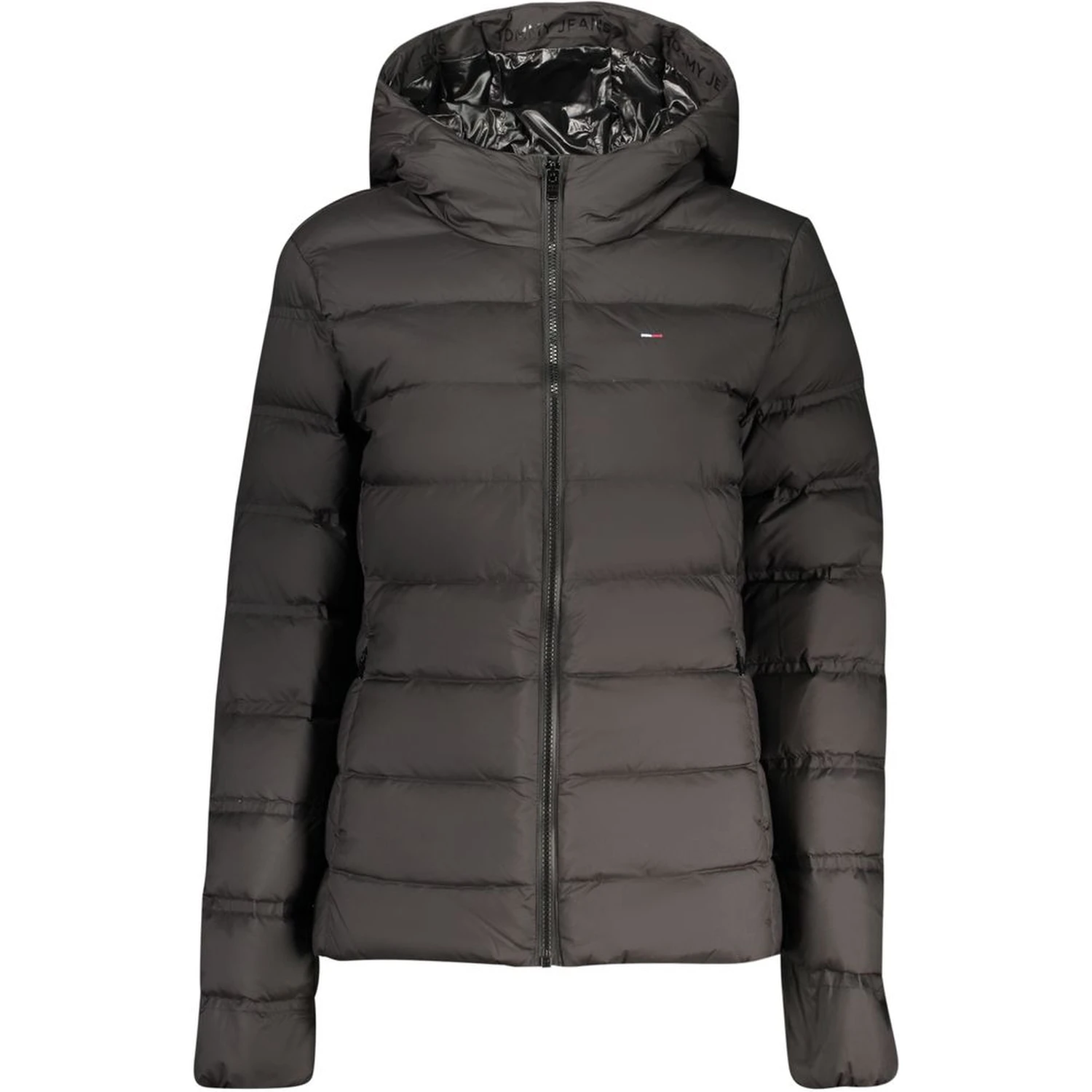 Black Recycled Polyester Women Jacket