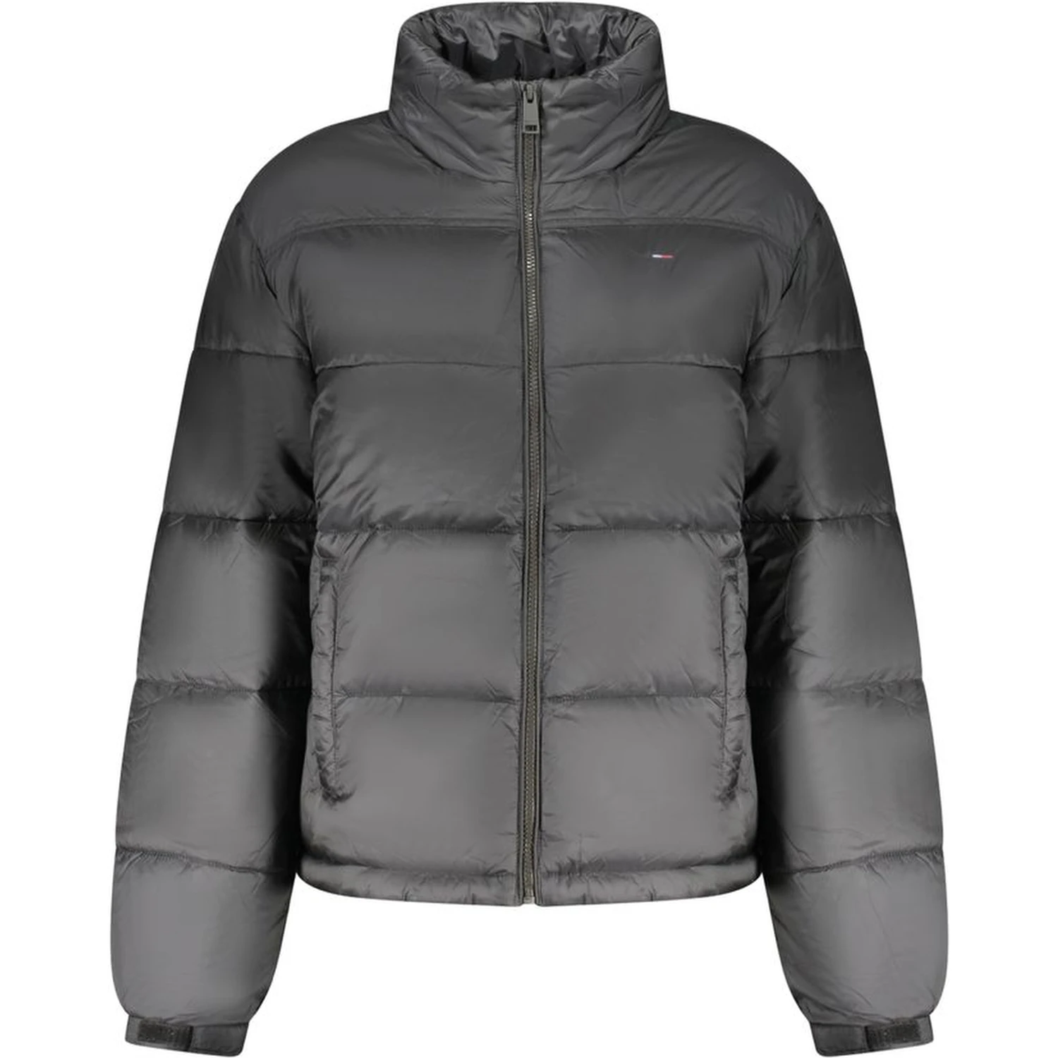 Black Polyester Woman Jacket