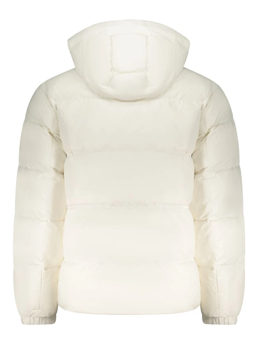 White Polyester Men's Jacket