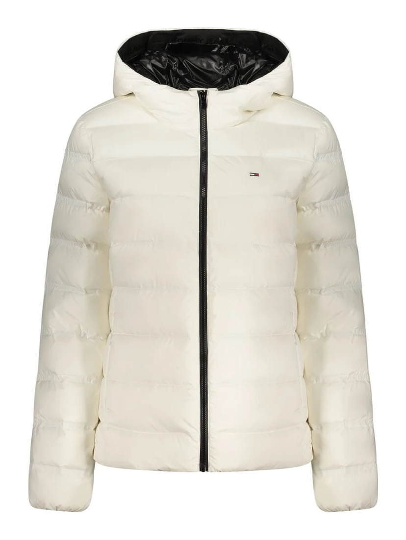 White Polyester Women's Jacket