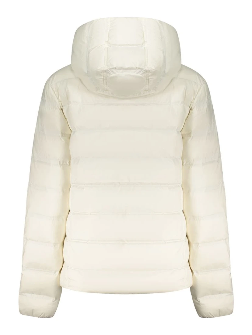 White Polyester Women's Jacket