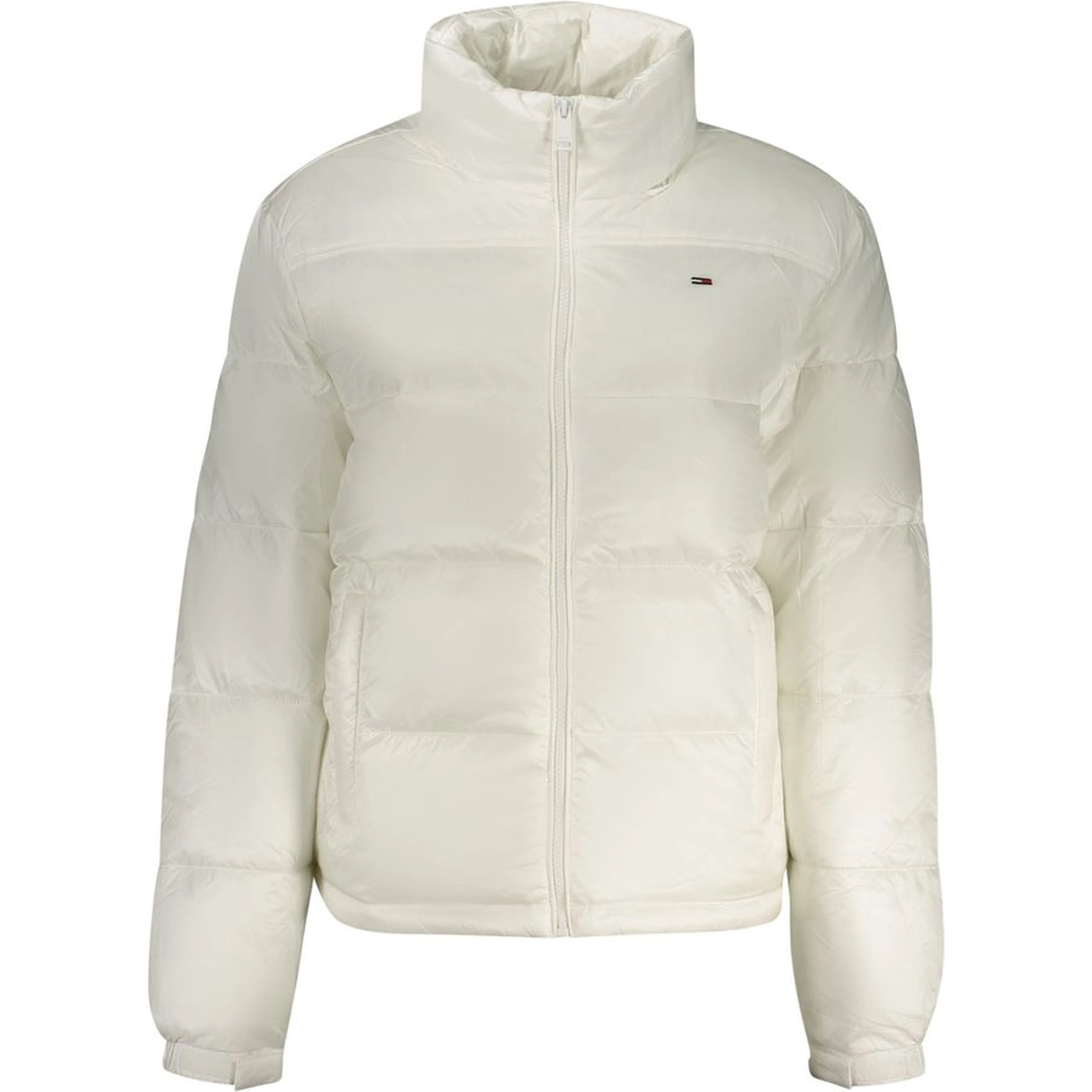 White Polyester Women Jacket