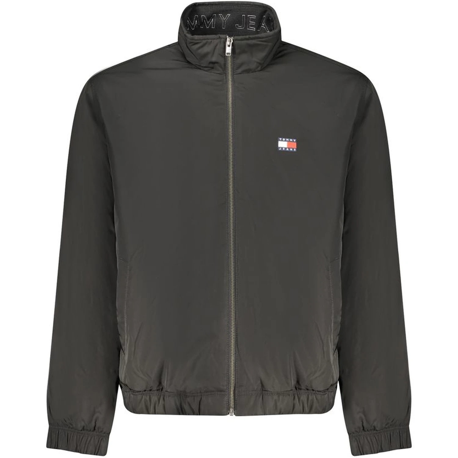 Black Polyester Men's Jacket