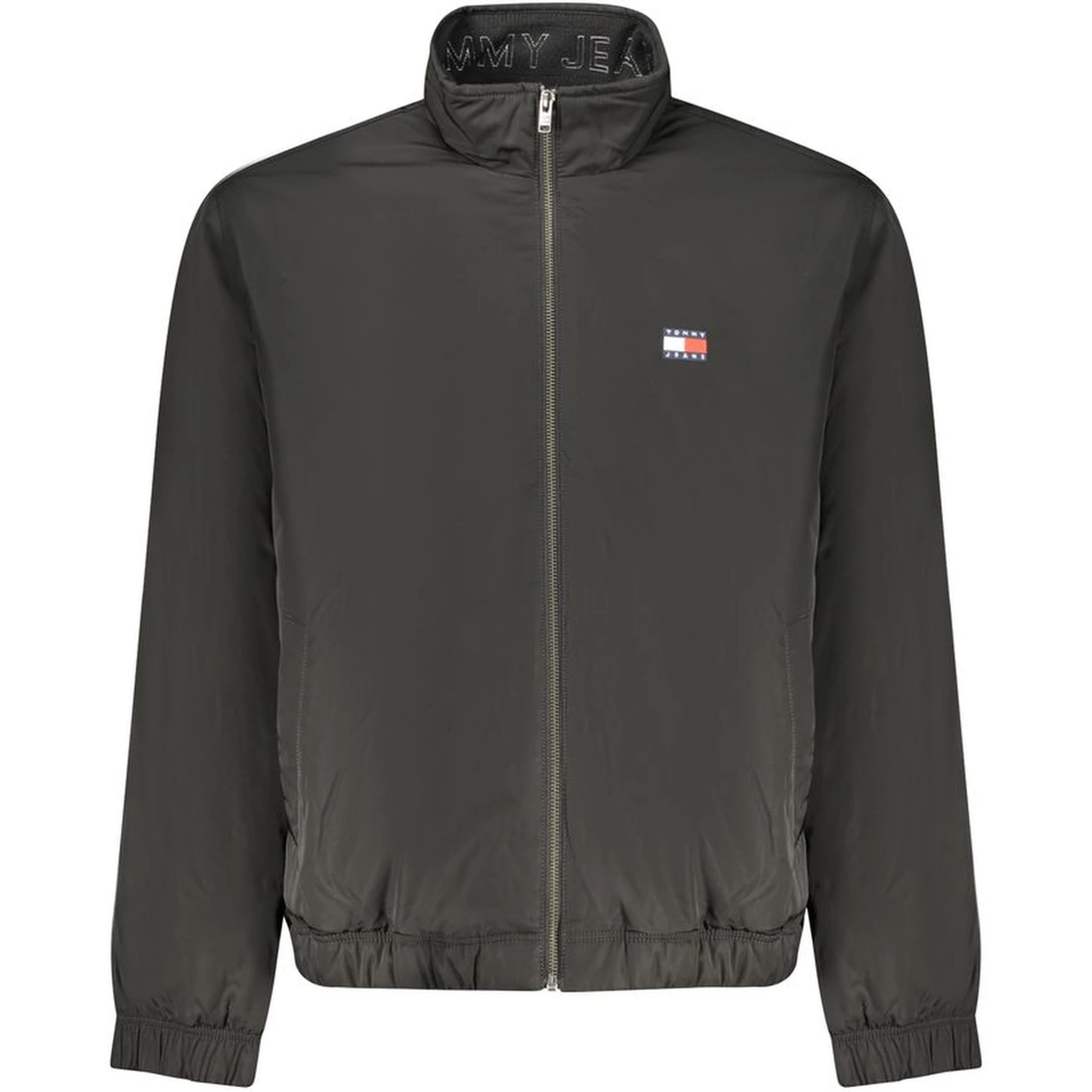 Black Polyester Men's Jacket