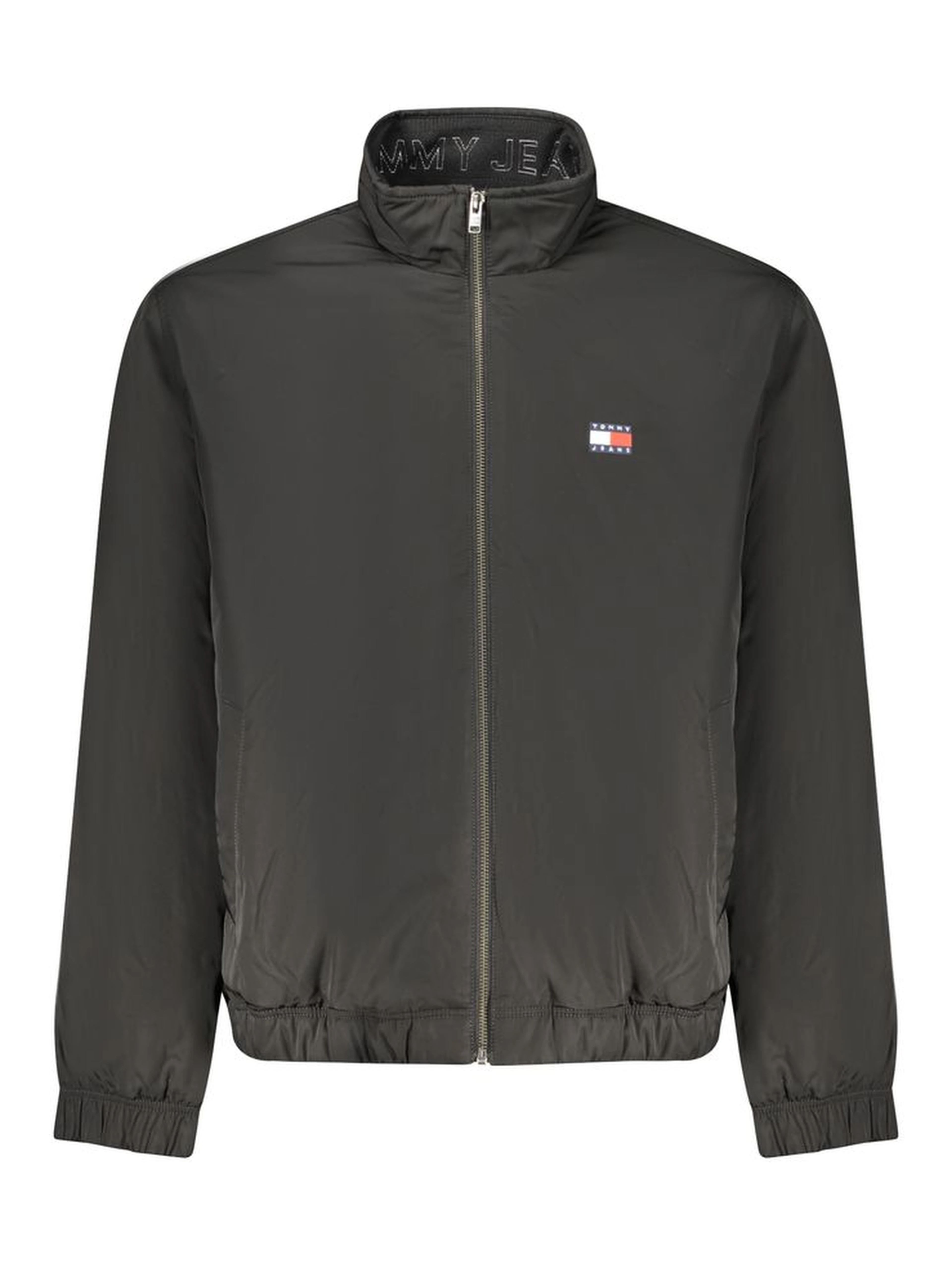 Black Polyester Men's Jacket