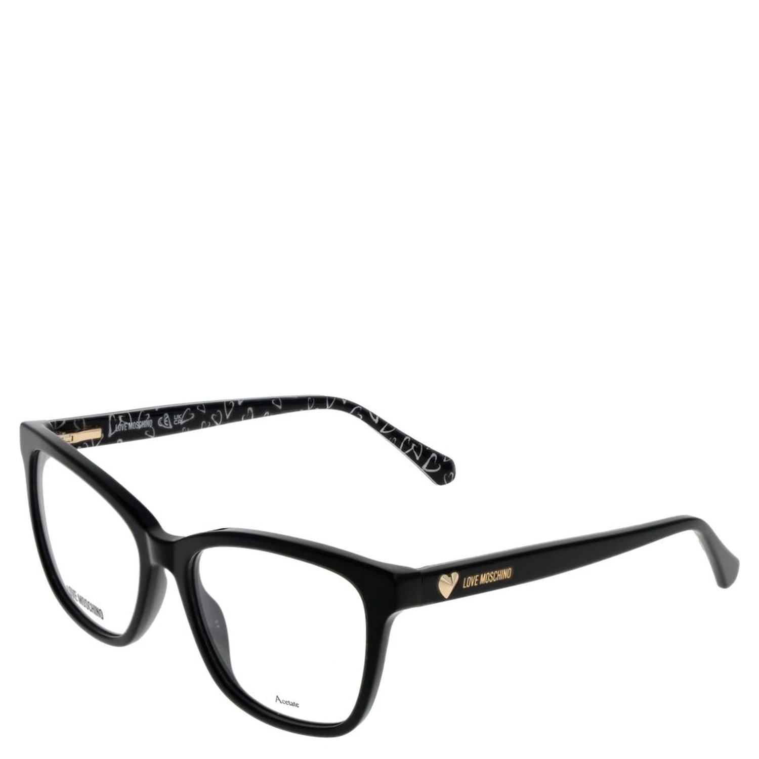 Black Acetate Glasses (Frames)