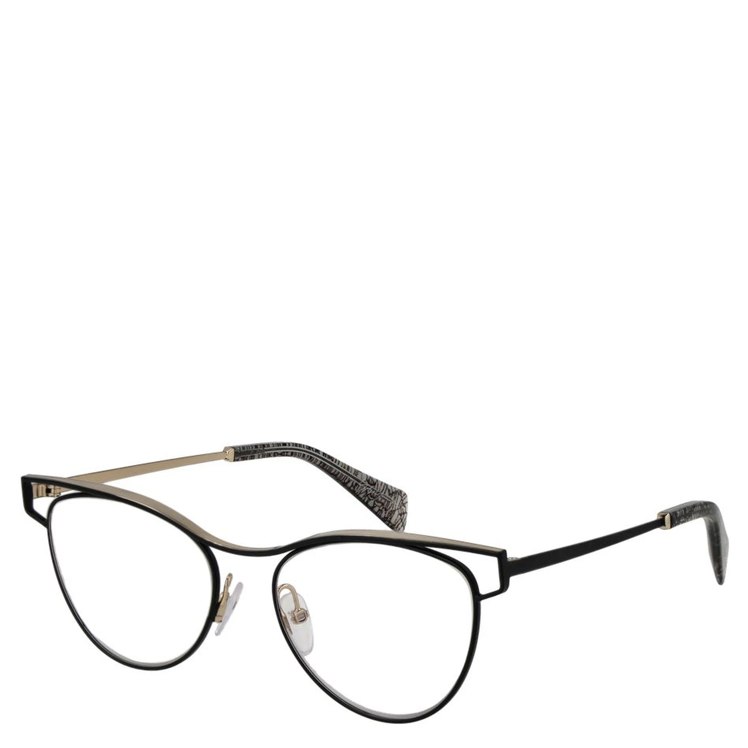 Black Metal Glasses (Frames)