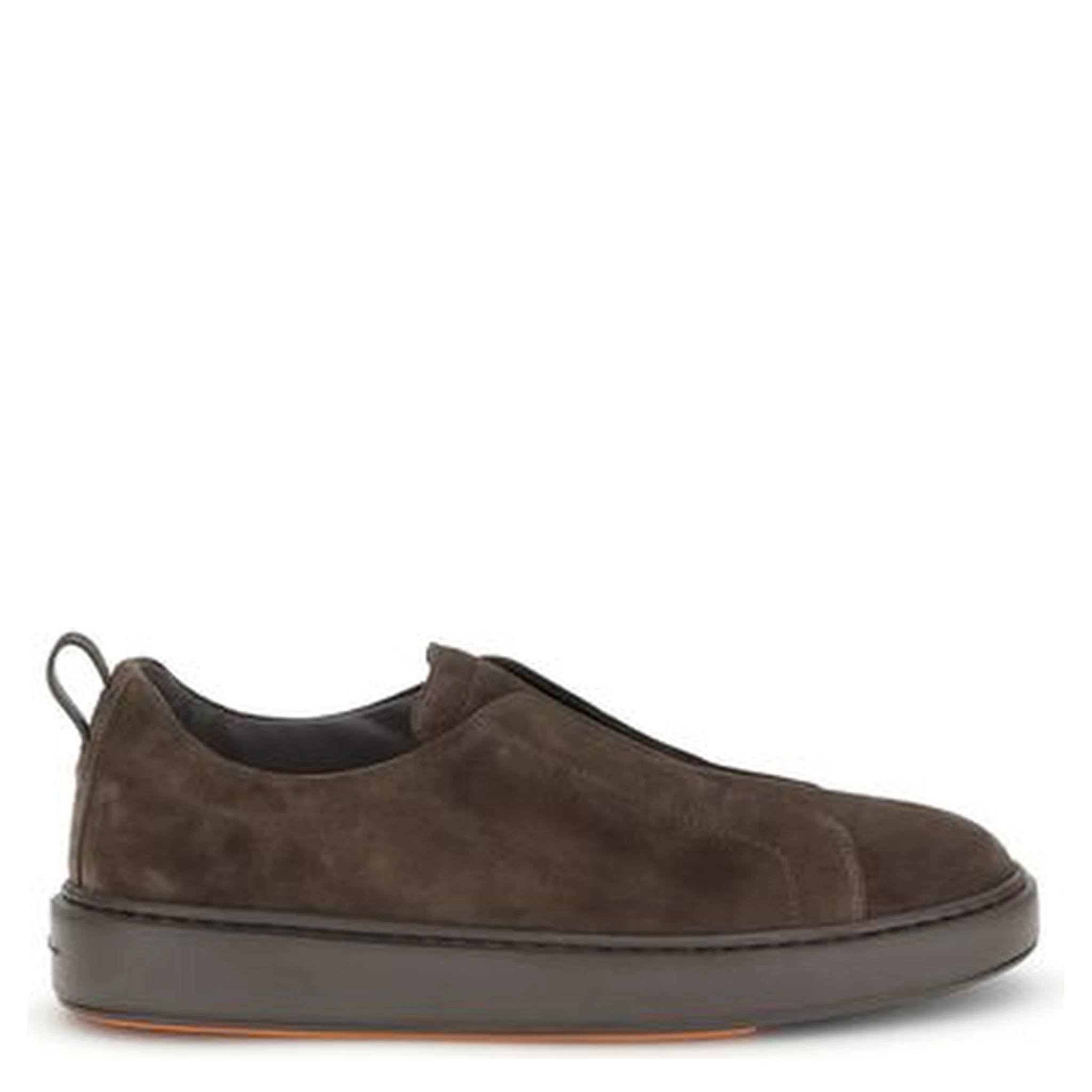 Brown Calf Leather Bos Taurus Low Top Sneakers