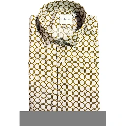 White Viscose Men Shirt