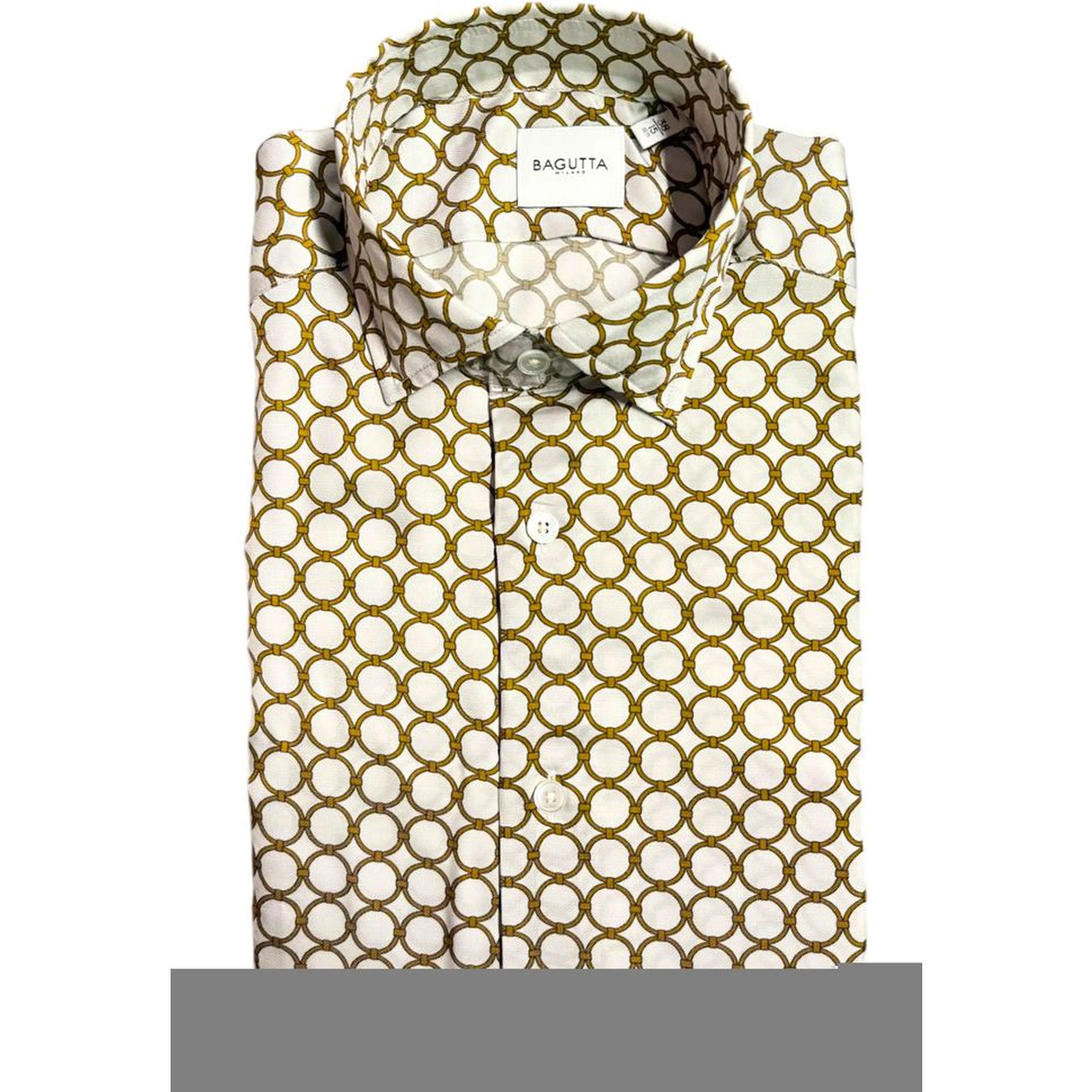 White Viscose Men Shirt