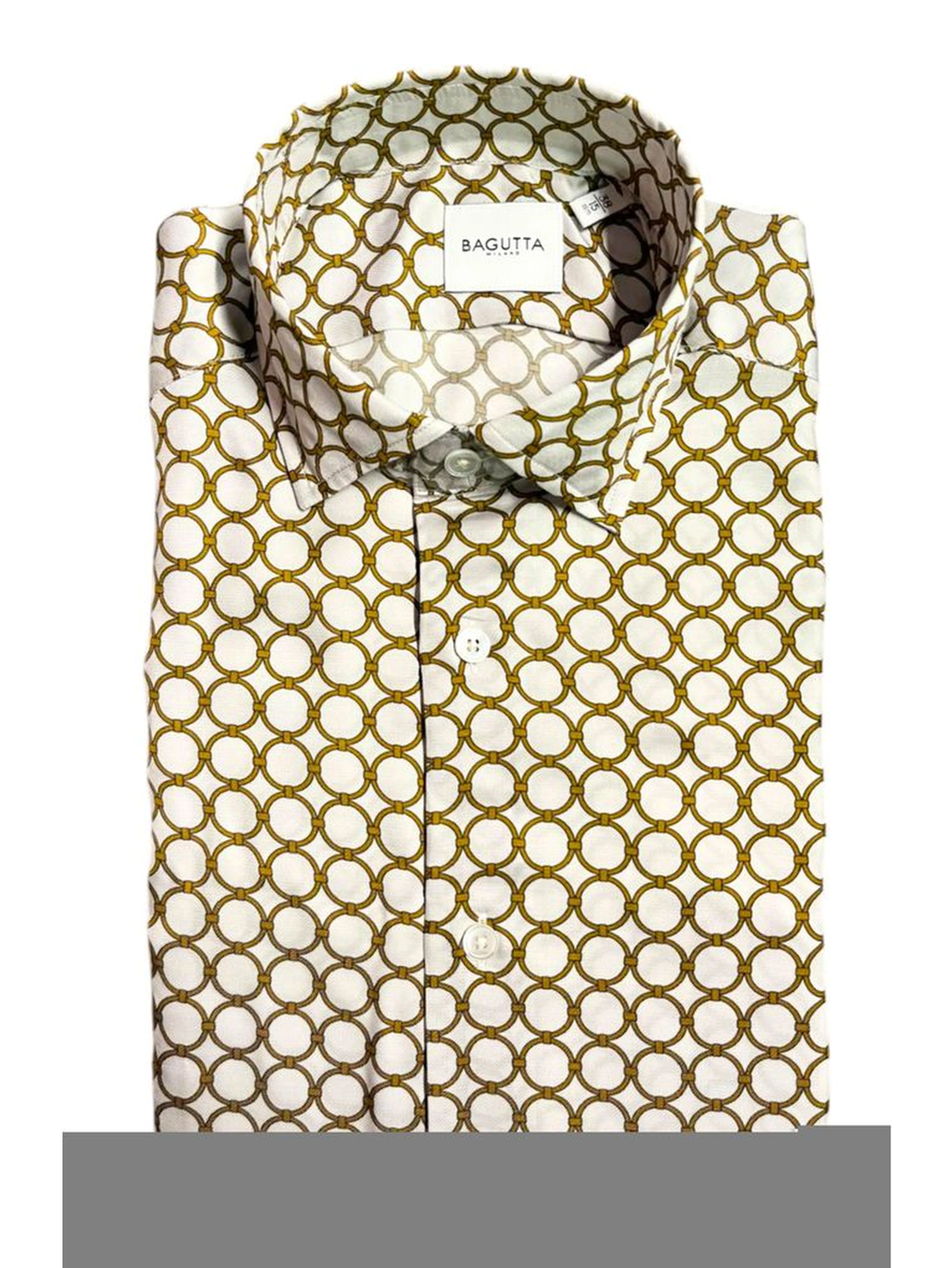 White Viscose Men Shirt