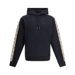 Check trim Hoodie