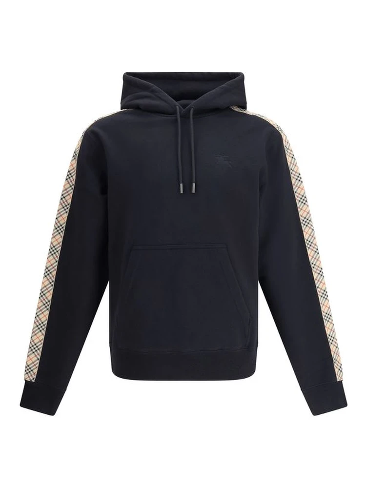 Check trim Hoodie