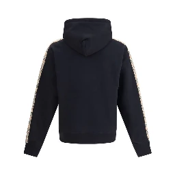 Check trim Hoodie