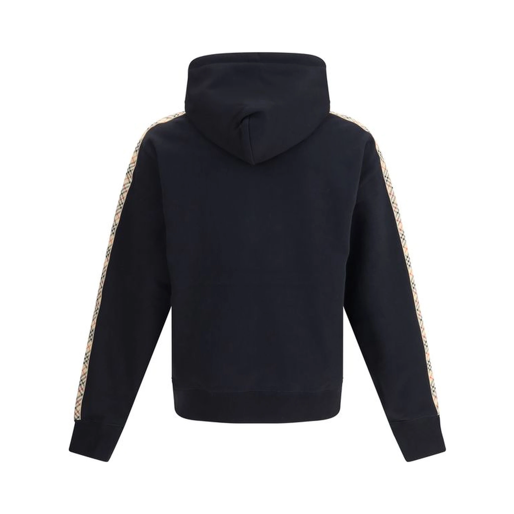 Check trim Hoodie