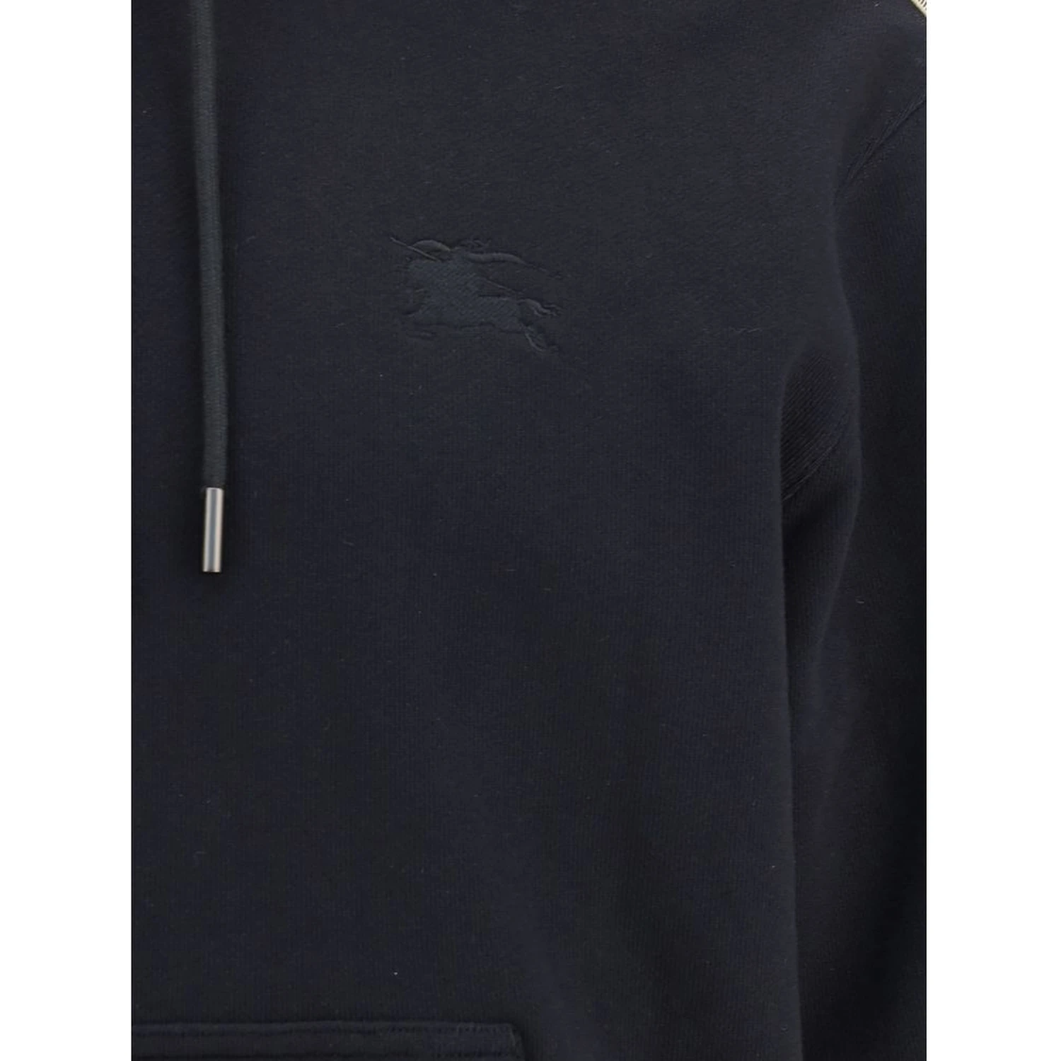 Check trim Hoodie