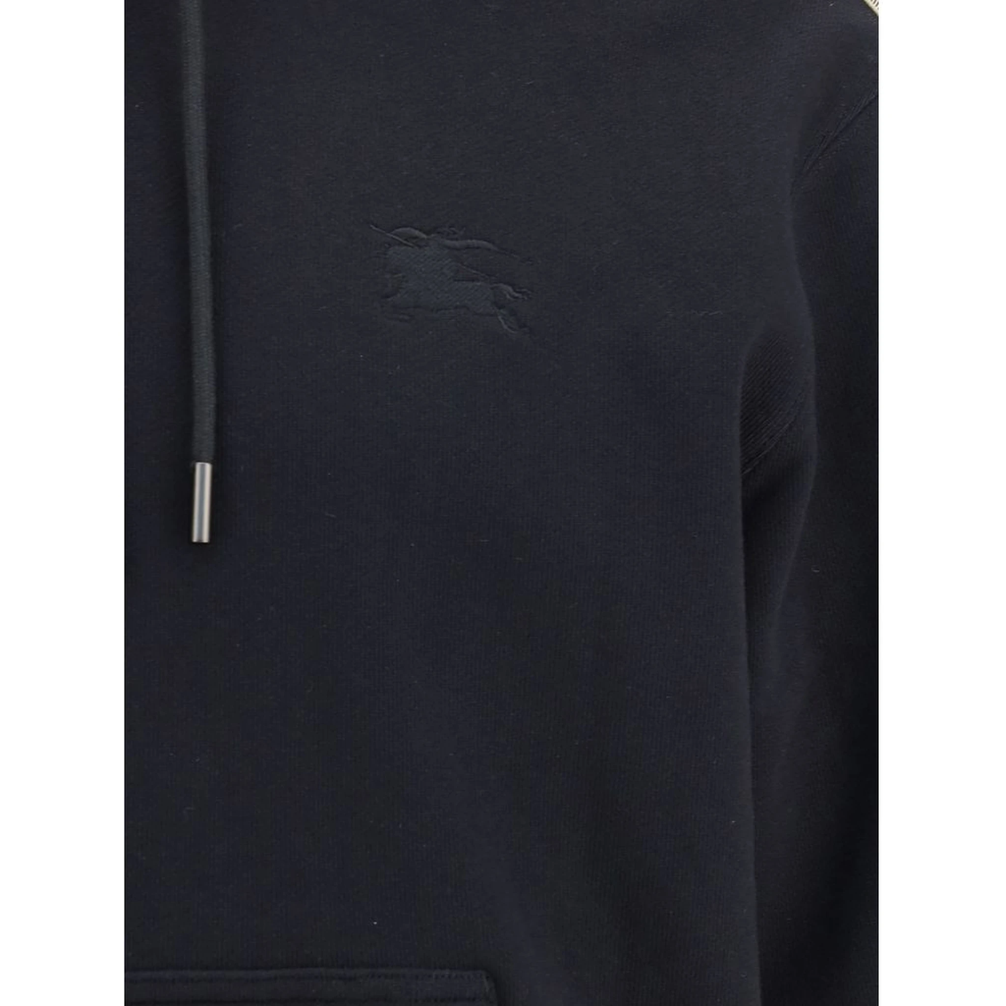 Check trim Hoodie