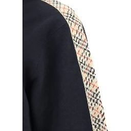 Check trim Hoodie